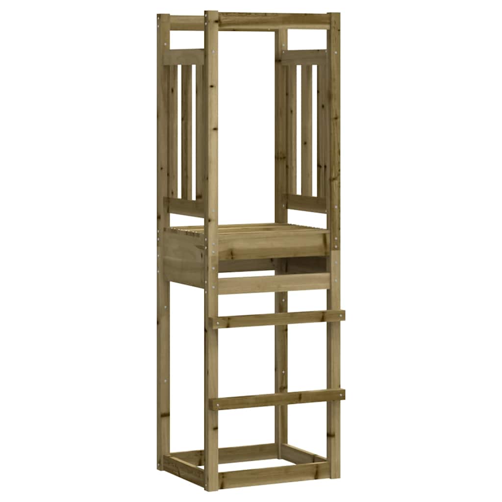 vidaXL Speeltoren 53x46,5x169 cm massief grenenhout