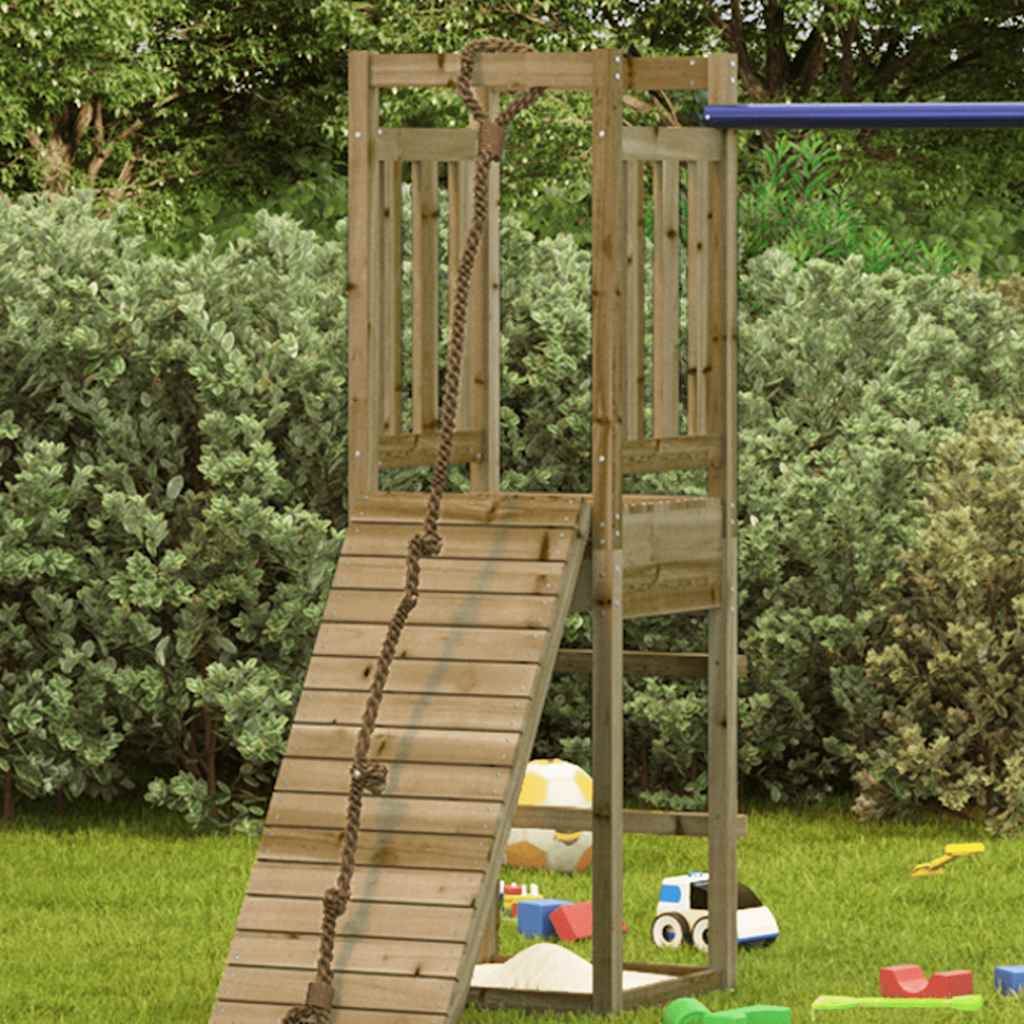 vidaXL Speeltoren 53x46,5x169 cm massief grenenhout