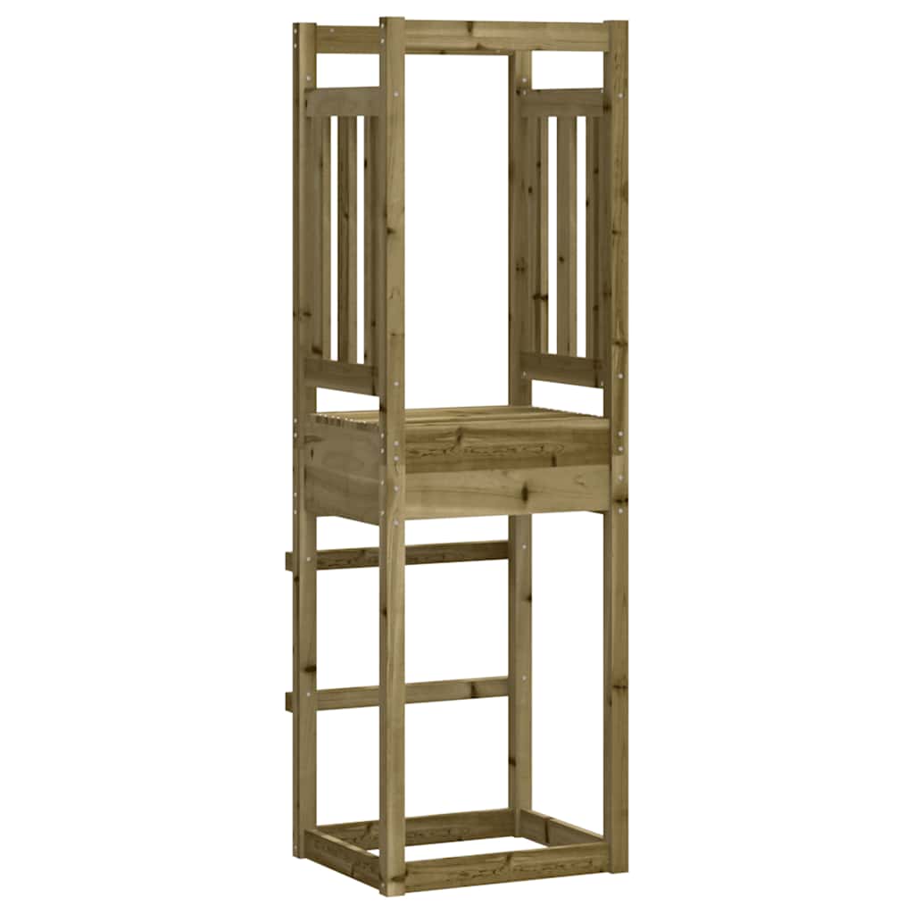 vidaXL Speeltoren 53x46,5x169 cm massief grenenhout