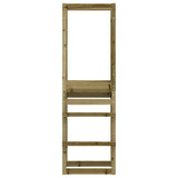 vidaXL Speeltoren 53x46,5x169 cm massief grenenhout