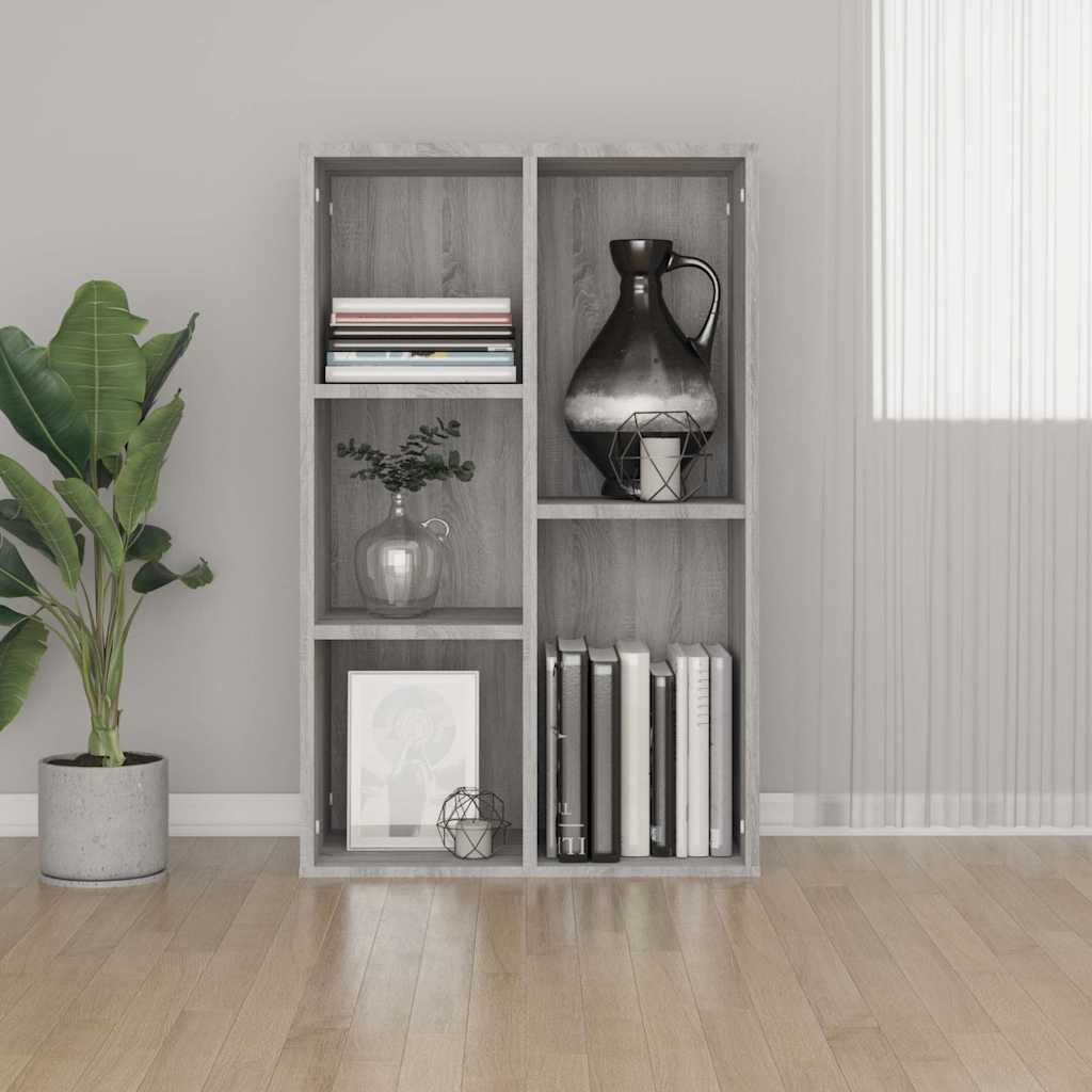 vidaXL Boekenkast/dressoir 50x25x80 cm bewerkt hout wit