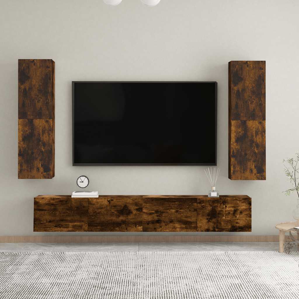 vidaXL Tv-meubel 30,5x30x60 cm bewerkt hout wit
