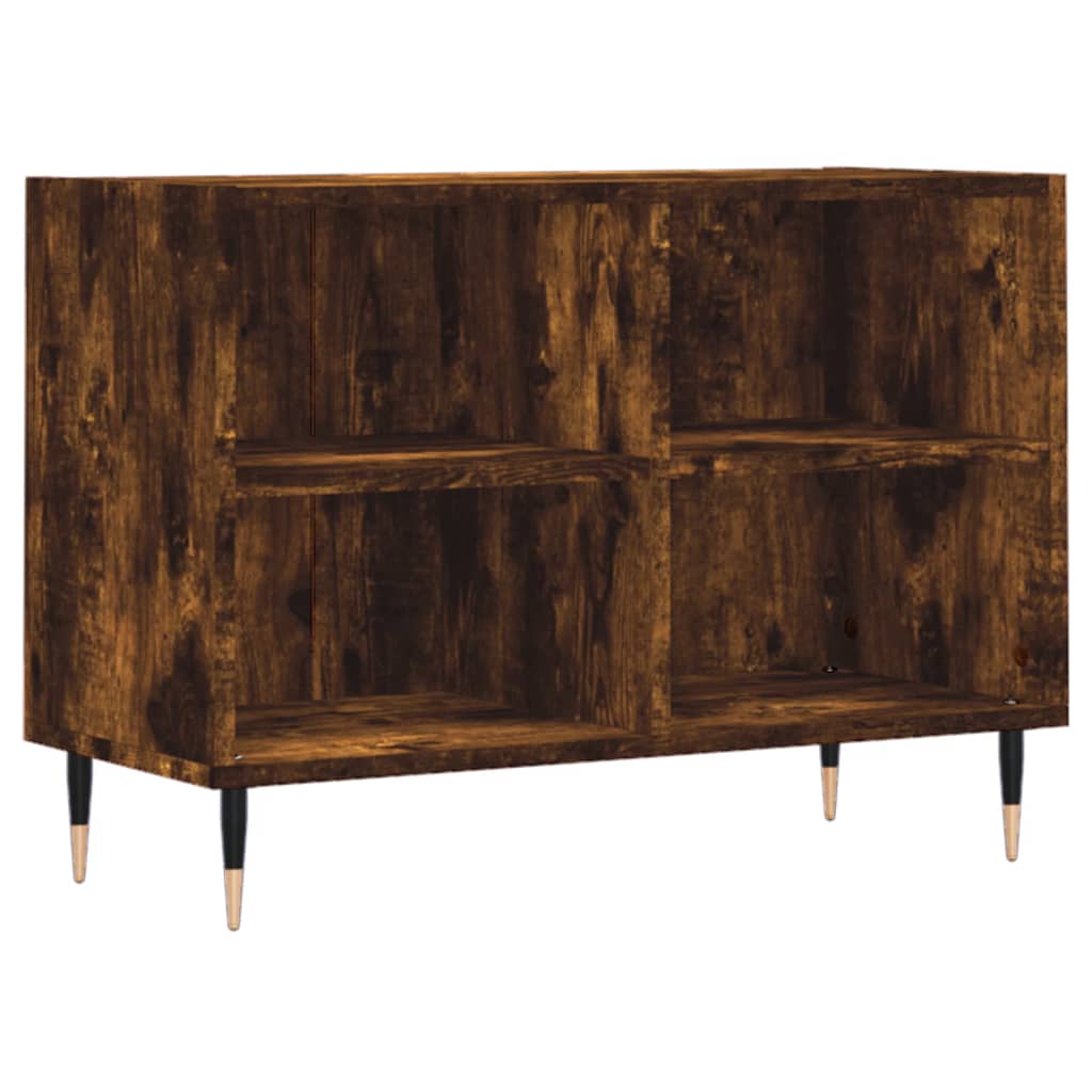 vidaXL Tv-meubel 69,5x30x50 cm bewerkt hout betongrijs