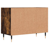vidaXL Tv-meubel 69,5x30x50 cm bewerkt hout betongrijs