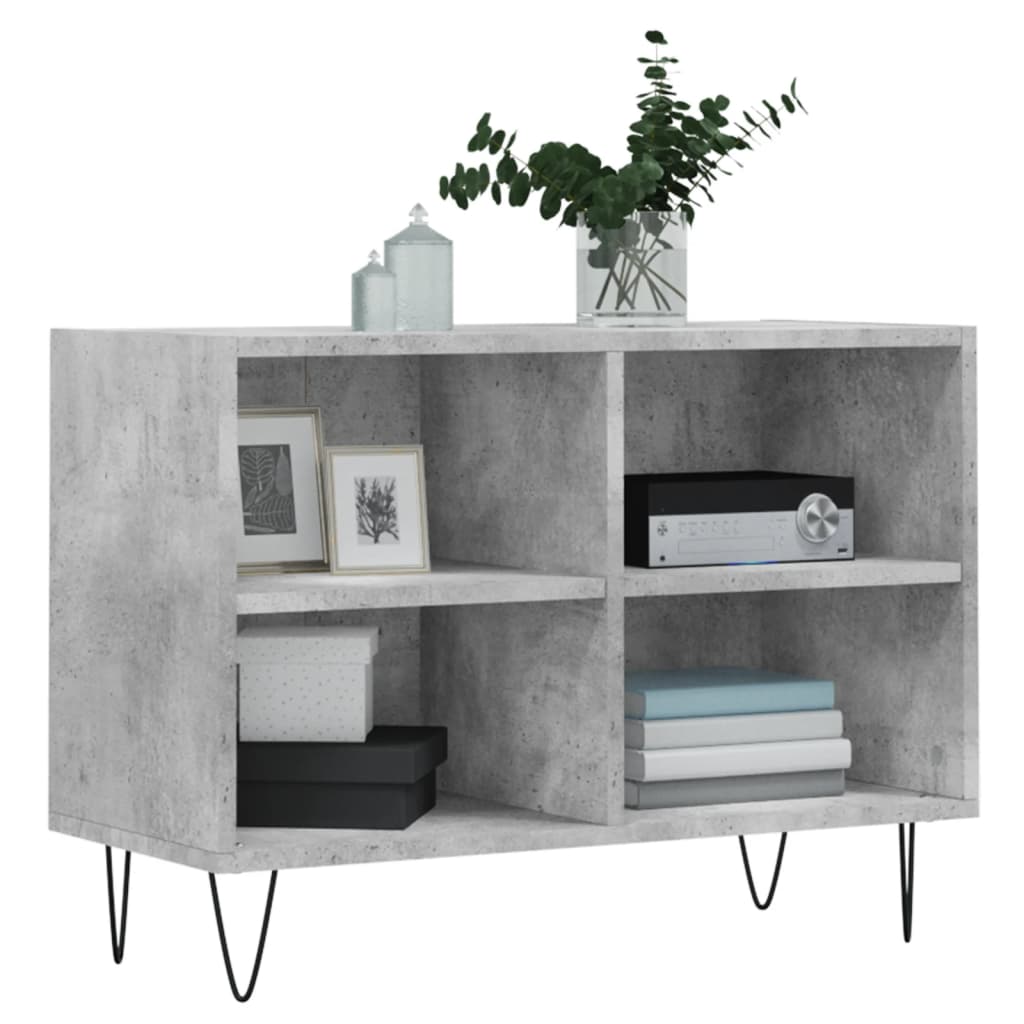 vidaXL Tv-meubel 69,5x30x50 cm bewerkt hout zwart