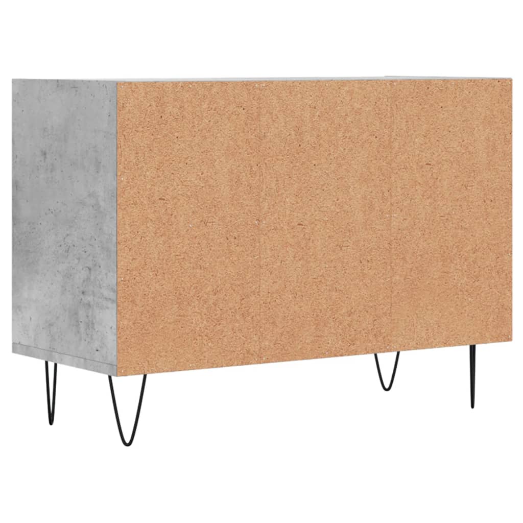 vidaXL Tv-meubel 69,5x30x50 cm bewerkt hout zwart