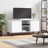 vidaXL Tv-meubel 104x35x50 cm bewerkt hout wit