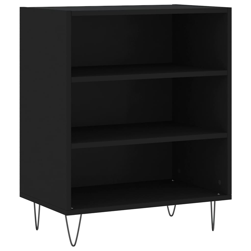 vidaXL Sideboard 57x35x70 cm engineered wood black