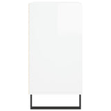 vidaXL Dressoir 57x35x70 cm bewerkt hout zwart