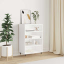vidaXL Tall cabinet 57x35x90 cm engineered wood white