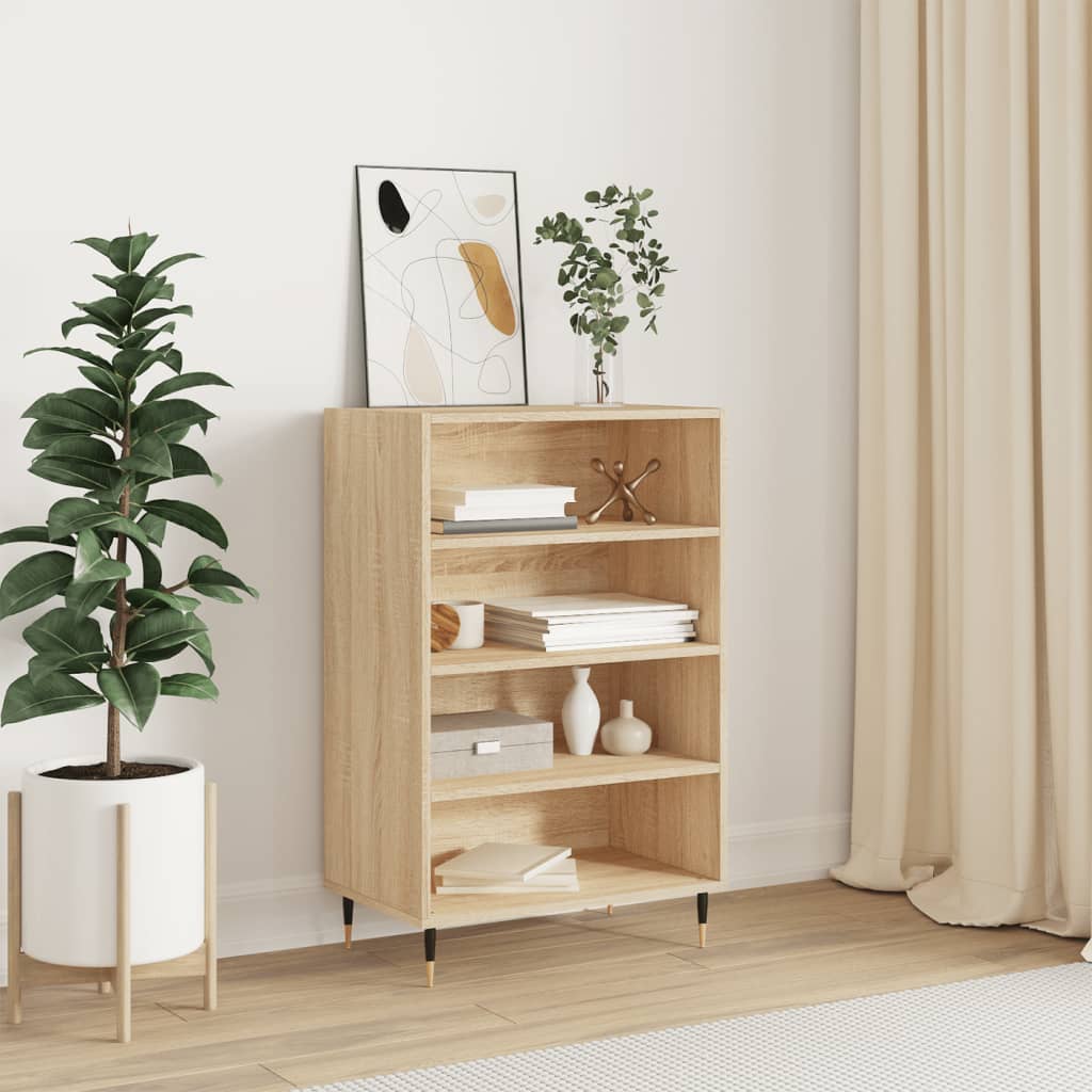 vidaXL Tall cabinet 57x35x90 cm engineered wood white