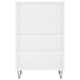 vidaXL Hoge kast 57x35x90 cm bewerkt hout wit