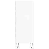 vidaXL Hoge kast 57x35x90 cm bewerkt hout wit