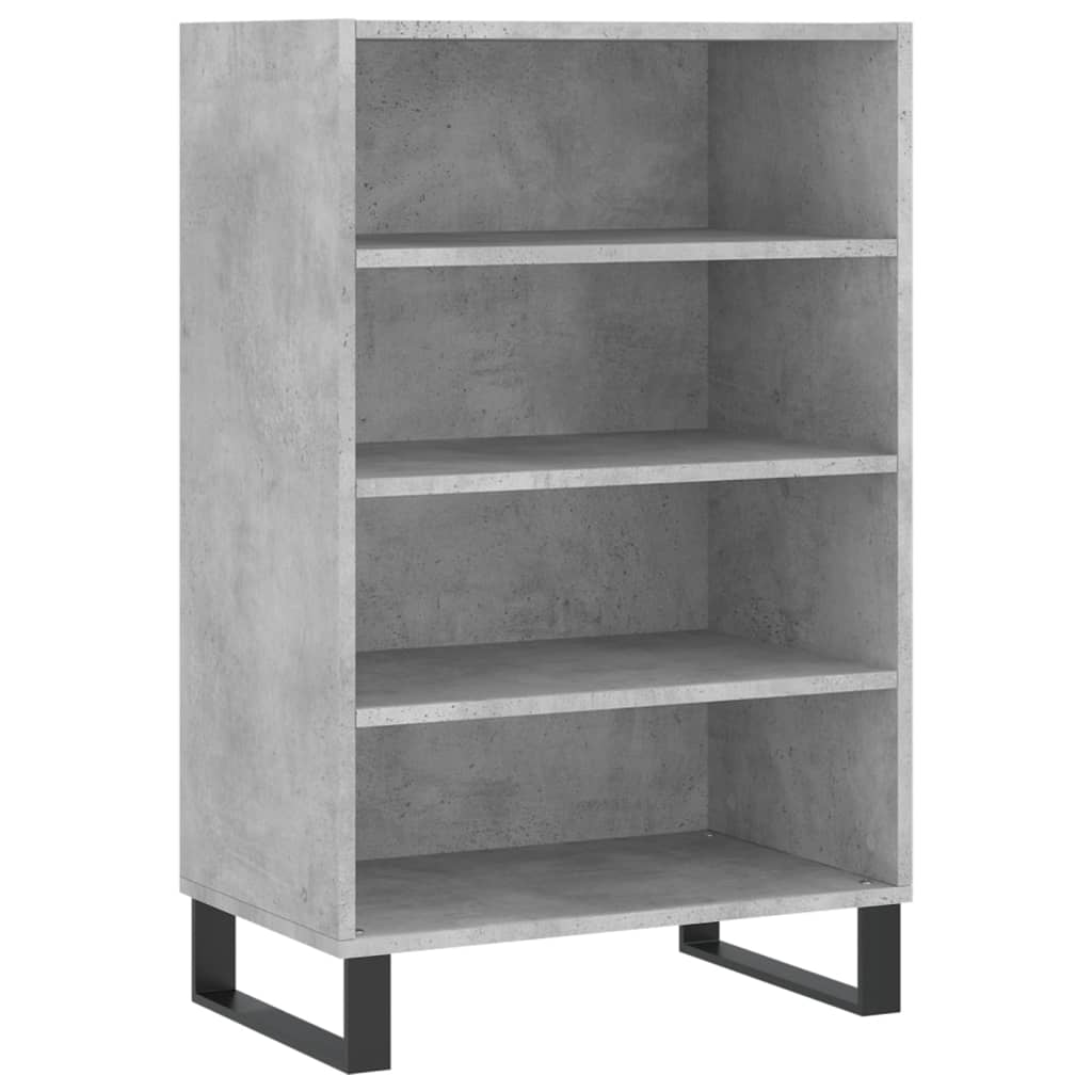 vidaXL Hoge kast 57x35x90 cm bewerkt hout wit