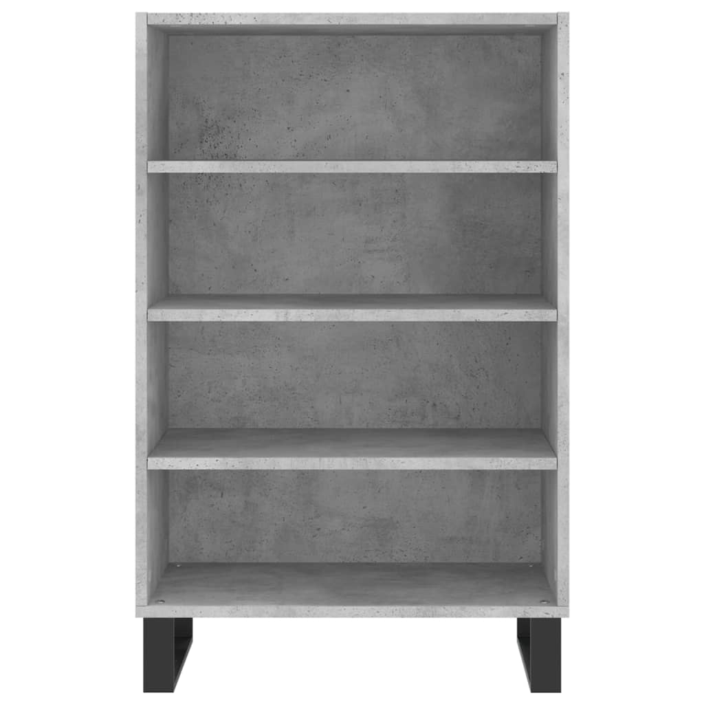 vidaXL Hoge kast 57x35x90 cm bewerkt hout wit