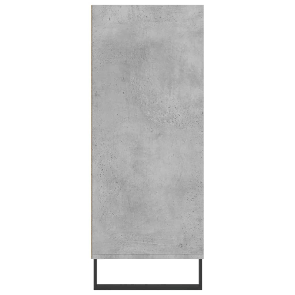 vidaXL Hoge kast 57x35x90 cm bewerkt hout wit