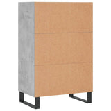 vidaXL Hoge kast 57x35x90 cm bewerkt hout wit