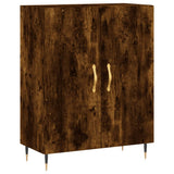 vidaXL Dressoir 69,5x34x90 cm bewerkt hout betongrijs