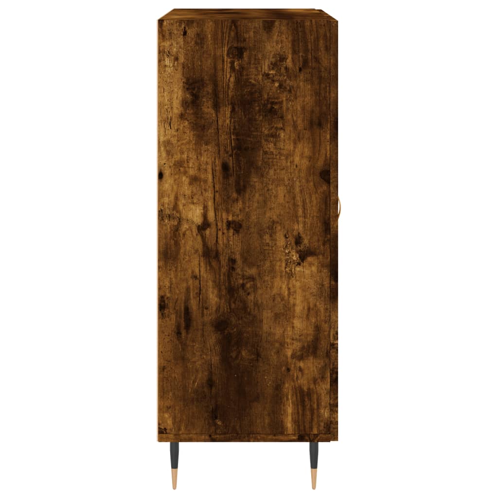 vidaXL Dressoir 69,5x34x90 cm bewerkt hout betongrijs