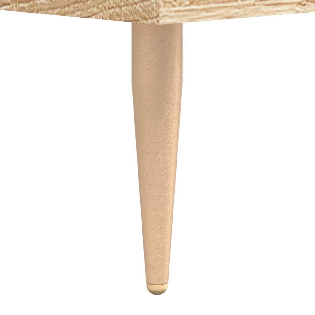 vidaXL Dressoir 69,5x34x90 cm bewerkt hout hoogglans wit
