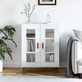 vidaXL Dressoir 69,5x34x90 cm bewerkt hout wit