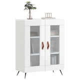 vidaXL Dressoir 69,5x34x90 cm bewerkt hout wit