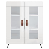 vidaXL Dressoir 69,5x34x90 cm bewerkt hout wit