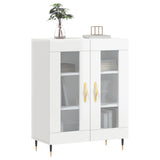 vidaXL Dressoir 69,5x34x90 cm bewerkt hout zwart