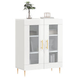 vidaXL Dressoir 69,5x34x90 cm bewerkt hout wit