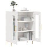 vidaXL Dressoir 69,5x34x90 cm bewerkt hout wit