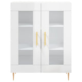 vidaXL Dressoir 69,5x34x90 cm bewerkt hout wit