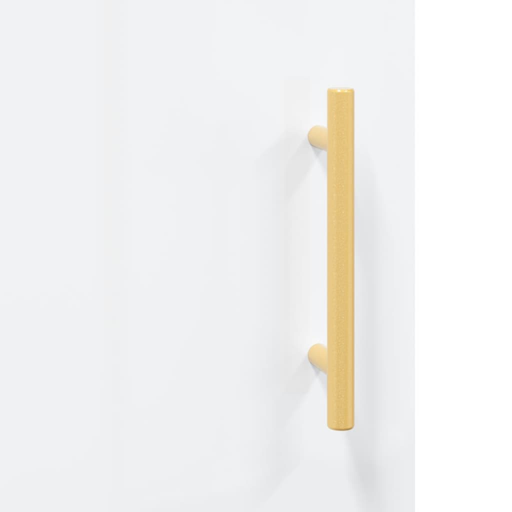 vidaXL Dressoir 69,5x34x90 cm bewerkt hout wit