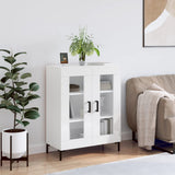 vidaXL Sideboard 69.5x34x90 cm engineered wood high gloss white