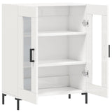 vidaXL Sideboard 69.5x34x90 cm engineered wood high gloss white