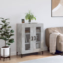 vidaXL Sideboard 69.5x34x90 cm engineered wood high gloss white
