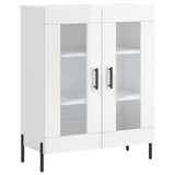 vidaXL Dressoir 69,5x34x90 cm bewerkt hout wit
