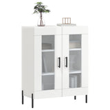 vidaXL Dressoir 69,5x34x90 cm bewerkt hout wit