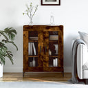 vidaXL Dressoir 69,5x34x90 cm bewerkt hout wit
