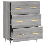 vidaXL Dressoir 69,5x34x90 cm bewerkt hout sonoma eikenkleurig