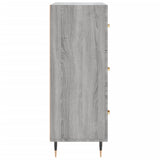vidaXL Dressoir 69,5x34x90 cm bewerkt hout sonoma eikenkleurig