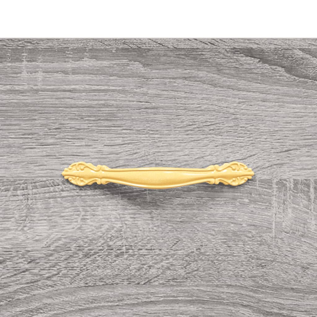 vidaXL Dressoir 69,5x34x90 cm bewerkt hout sonoma eikenkleurig