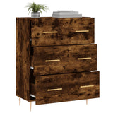 vidaXL Dressoir 69,5x34x90 cm bewerkt hout betongrijs