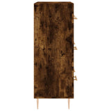 vidaXL Dressoir 69,5x34x90 cm bewerkt hout betongrijs