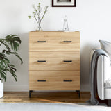 vidaXL Dressoir 69,5x34x90 cm bewerkt hout wit