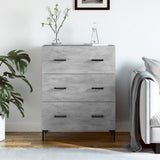 vidaXL Dressoir 69,5x34x90 cm bewerkt hout wit