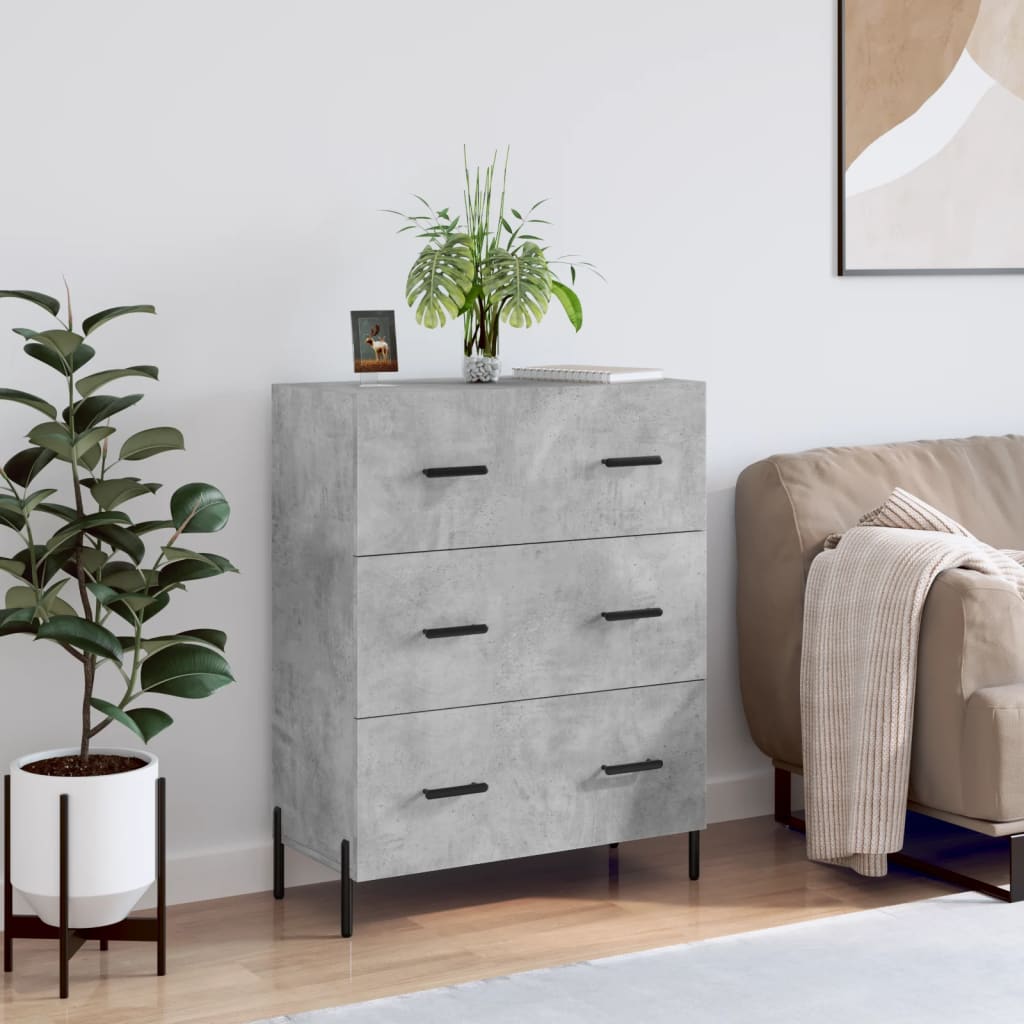 vidaXL Sideboard 69.5x34x90 cm engineered wood black