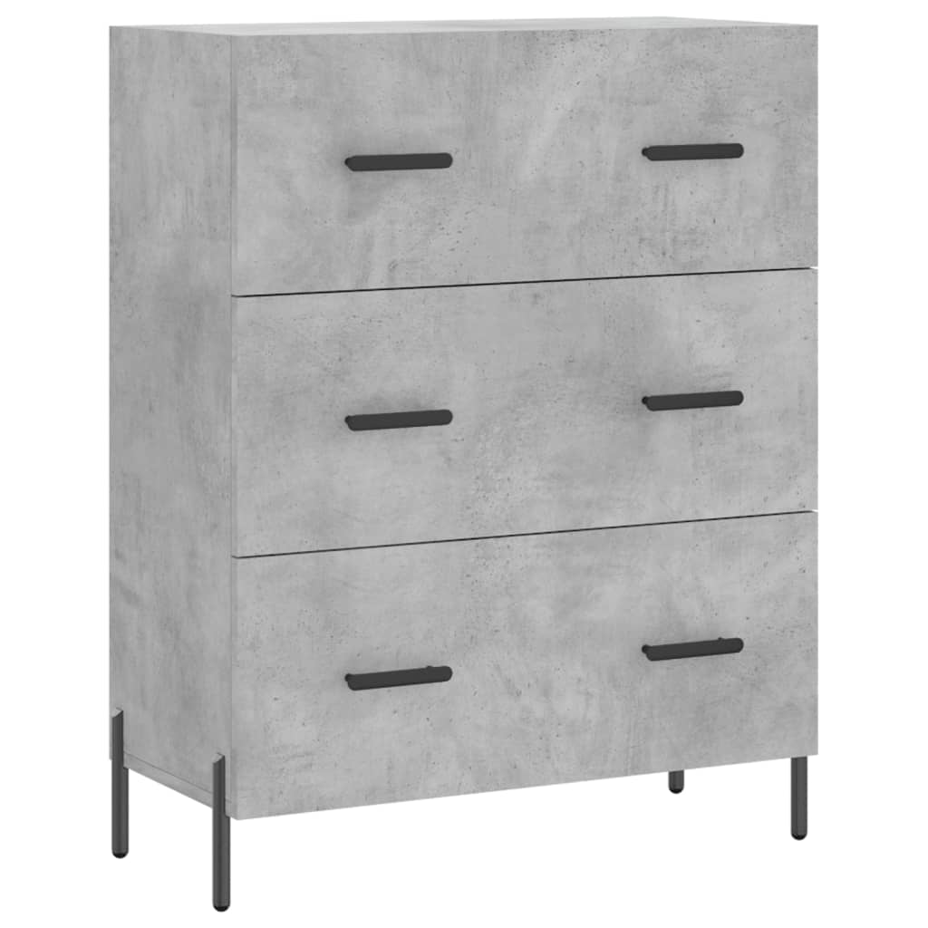 vidaXL Sideboard 69.5x34x90 cm engineered wood black