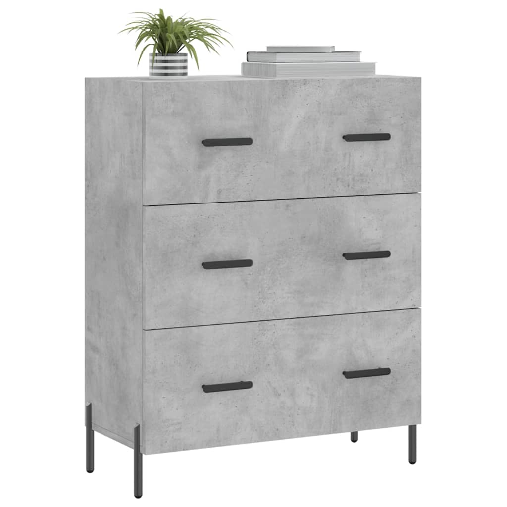 vidaXL Sideboard 69.5x34x90 cm engineered wood black