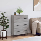 vidaXL Sideboard 69.5x34x90 cm engineered wood black