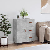 vidaXL Dressoir 69,5x34x90 cm bewerkt hout wit